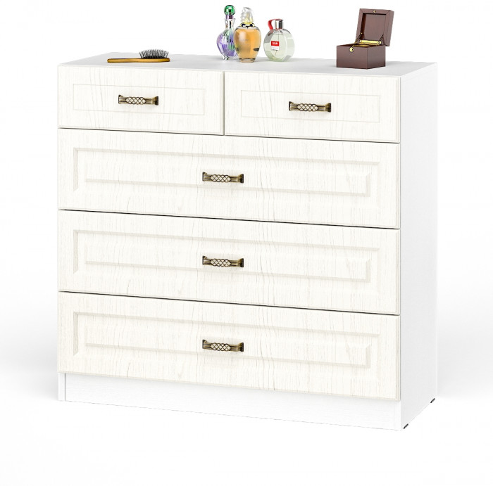 Ливерпуль Спальня № 2 12.46 + 10.118 + 10.117 + 14.02 + 10.103 + 11.08ОСН + две 08.146, ясень ваниль/белый