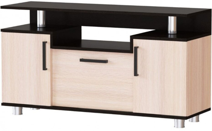 Тумба ТВ 003с венге/дуб молочный