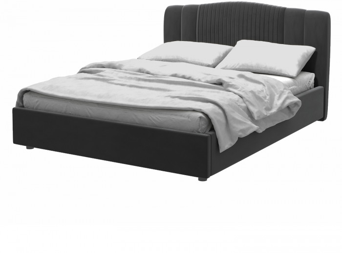 Кровать-12М с подъёмным  основанием 1400 графит