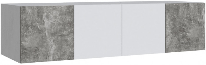 Шкаф Мадрид, композиция 11, Белый/Ателье светлое