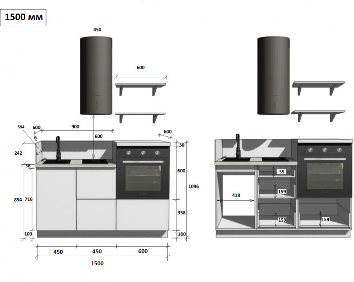 КГ 1500 ПВХ, Магнолия Арника РМ в.3