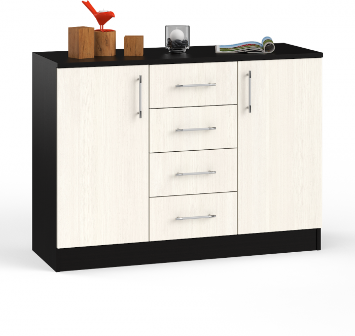 Комод СВК № 2, венге/дуб лоредо