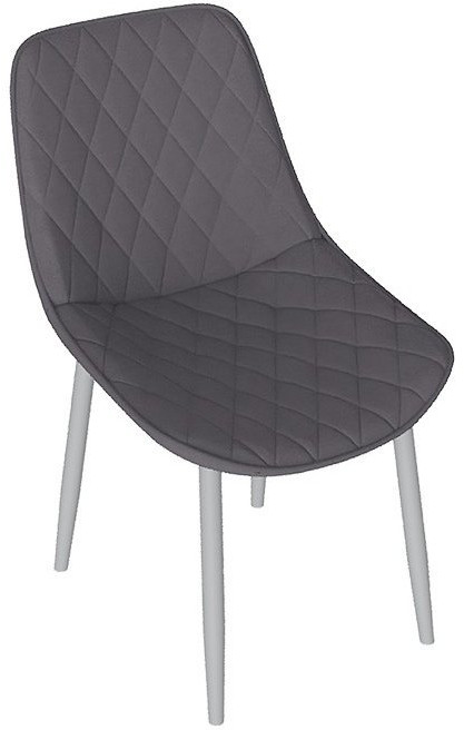 OSCAR Стул (Белый муар/Велюр L005 синий)