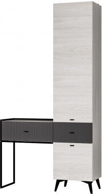 Прихожая Норд ПР-06, Ясень белый, Маренго