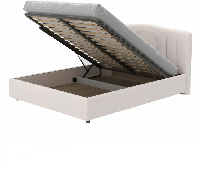 Кровать-12М с подъёмным основанием 1400 слоновая кость