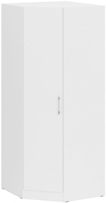 Кровать 1200 + Шкаф угловой Стандарт, цвет белый, ШхГхВ 123,5х203,5х70 + 81,2х81,2х200см., сп.м. 1200х2000 мм., без матраса, основание есть