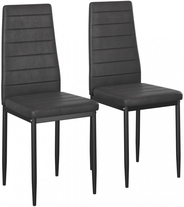 Два стула Мебель--24 A-117, чёрный