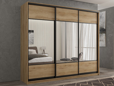 Шкаф-купе Кааппи 6 Эвок Прибрежный 210х45х230 см