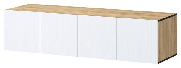 Антресоль Бастион ЛДСП 1,6 (Белый древесный)