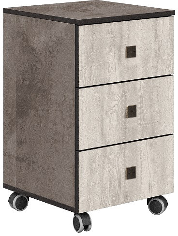 Набор мебели для детской "Лондон" - Оникс/Бетон пайн светлый