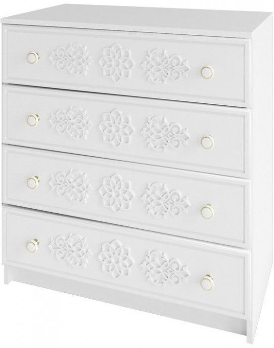 Модульная детская KI-KI композиция 4, Белый/Белое дерево