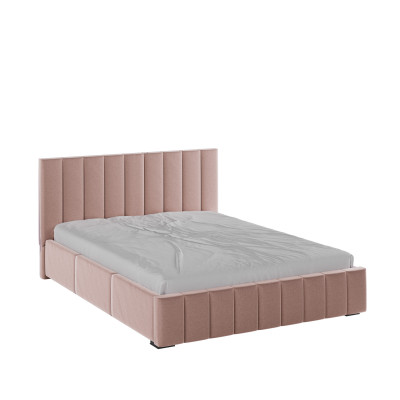 Нега Кровать интерьерная 160 пыльная роза, ортопед