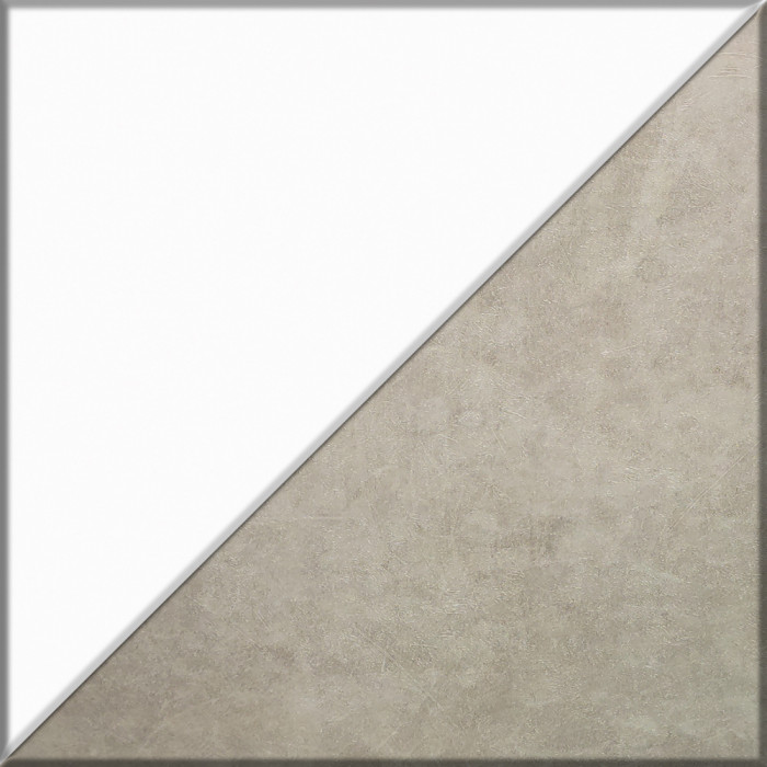 Кухня Мебель--24 ШВ800 Шкаф 80 см., корпус белый/фасад МДФ бетон лофт бежевый