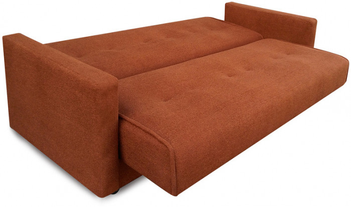 Диван Милан 140 коричневый ППУ