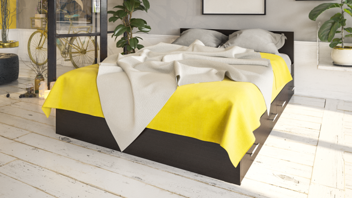 Стандарт Кровать с ящиками 1400, венге