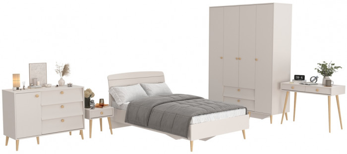 Афина Спальня 32-1200, кашемир серый