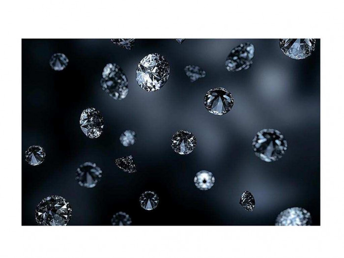 Бронкс фотопечать стол обеденный поворотно-раскладной / кристаллы/бетон белый/металлик