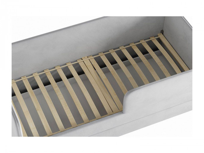 Кровать Молли модель 302 Велюр Ультра Смог