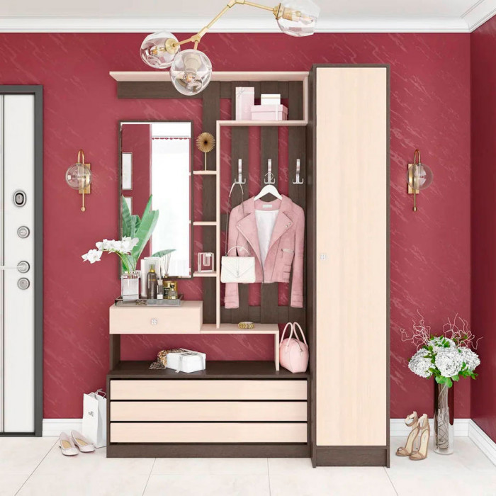 Ямайка Центральная секция ЯПЦС-1 (1100*2100*350) венге/дуб молочный