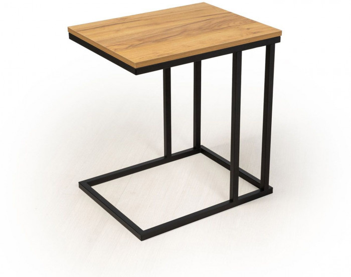 Стол Сари 550 Дуб крафт золотой / Черный