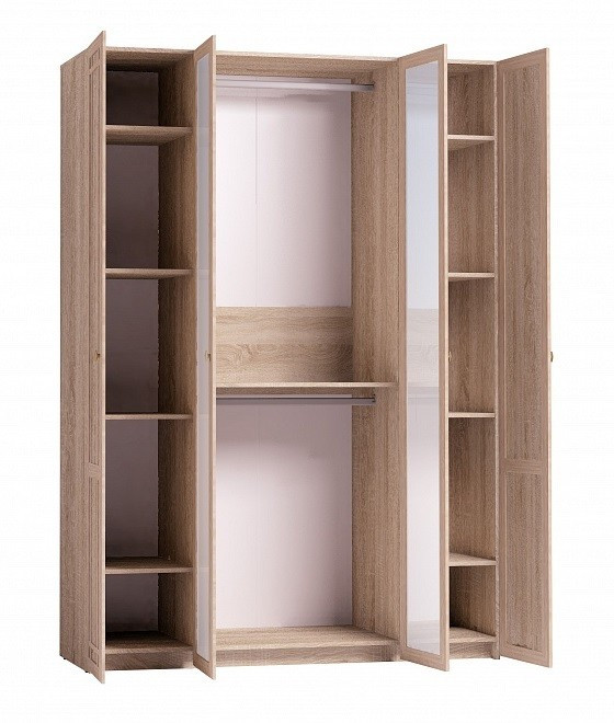 Шкаф для одежды и белья Sherlock 60, дуб сонома