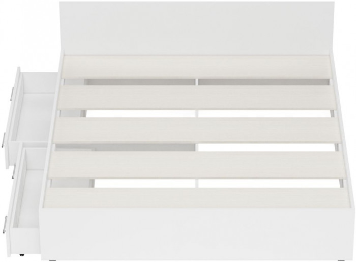 Стандарт Кровать с ящиками 1800, белый