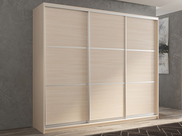 Шкаф-купе Кааппи 4 Дуб молочный 180х60х230 см