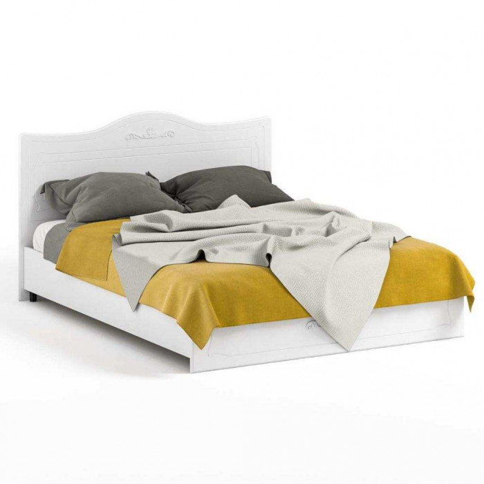 Кровать 1600 Италия ИТ-9 белое дерево