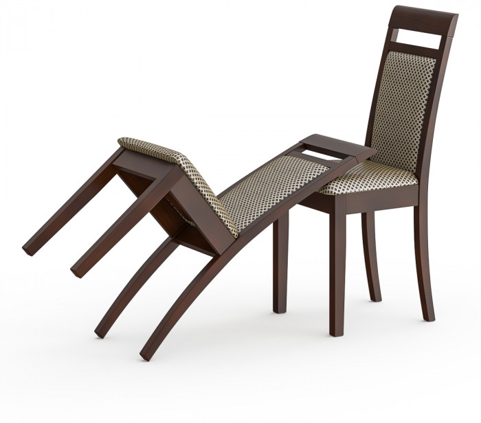 Два стула Мебель--24 Гольф-12 разборных, орех