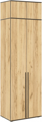 Норд Шкаф двухстворчатый 800 + Антресоль 800 Дуб Крафт