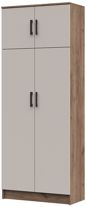 ШК-205 Машенька ЛДСП шкаф 2-х створчатый (800*2020*380) дуб крафт табачный/кашемир