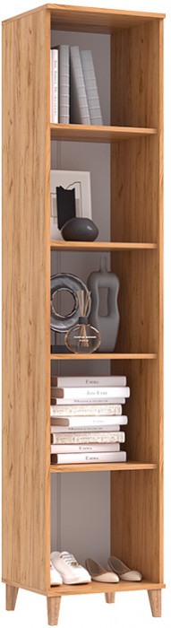 Пенал закрытый Ирис, Крафт золотой/Браш мени грин