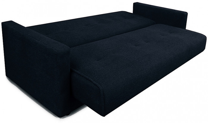 Диван Милан 140 черный ППУ
