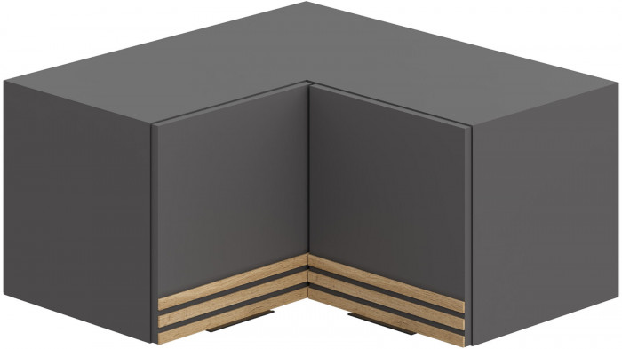 Прихожая Нао, набор №11, Дуб вотан/Графит, Вотан, Simple 27