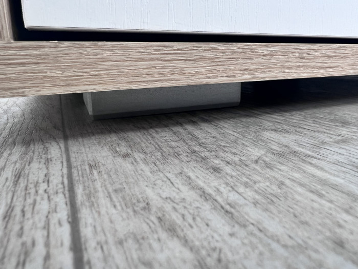 Компьютерный стол Квартет-9 (К), Дуб крафт золотой/Кашемир