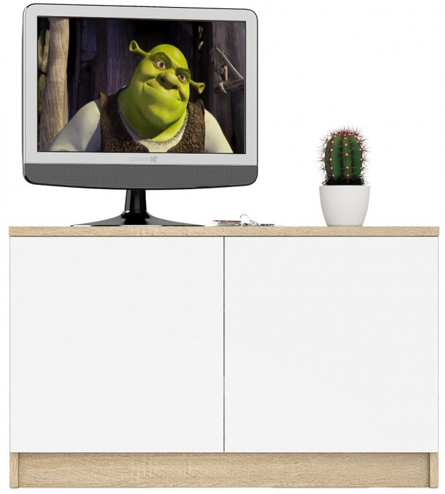 Мори Тумба/антресоль МА900.1, дуб сонома/белый