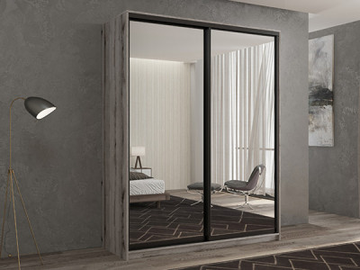 Шкаф-купе Кааппи 1 Эвок Окаменелый 160х60х230 см