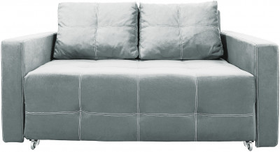 Диван аккордеон Марс велюр серый 140