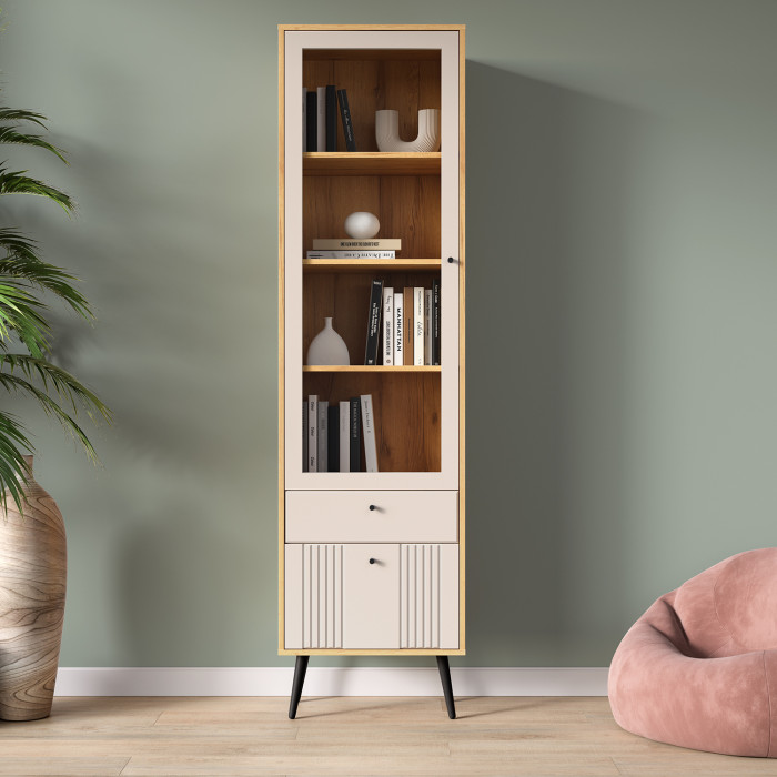 Шкаф-витрина Вега Саксония