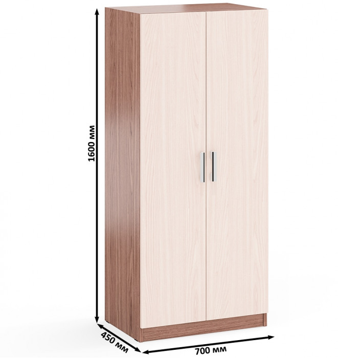 Три Шкафа С-МД-СК9Ш к компьютерному столу С-МД-СК9, цвет ясень шимо светлый/ясень шимо тёмный, ШхГхВ 210х45х160 см.