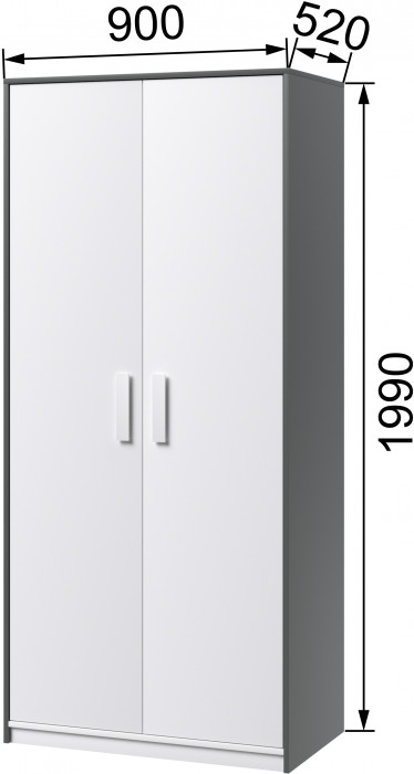 Подростковая Кэнди, композиция 2, графит/белый