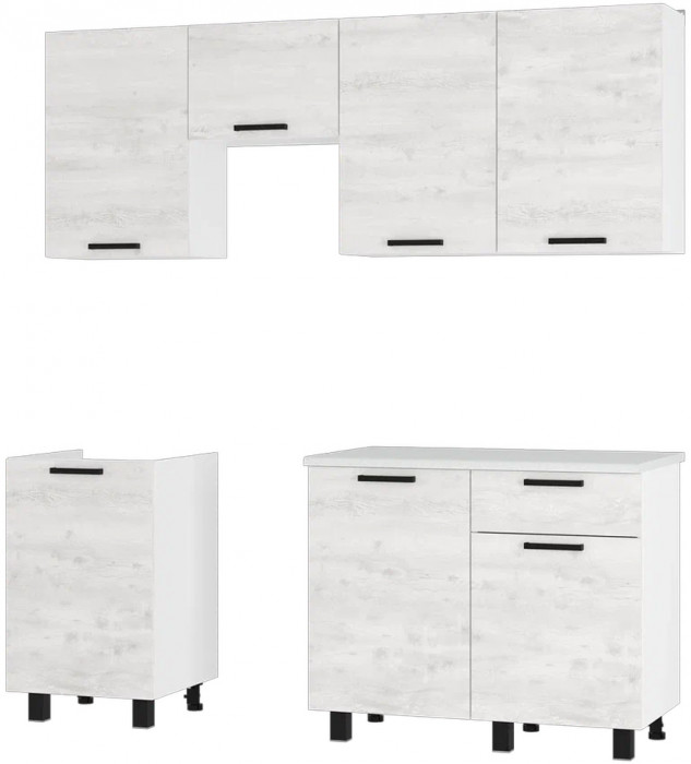 Кухня Сканди 2,0м №2, Комплектация №2