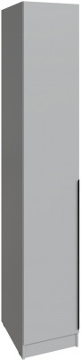 Шкаф-пенал Мадрид (0,4) с 3 ящ. внутри, Камень серый