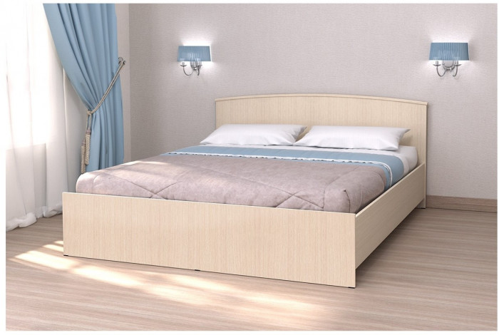 Кровать арт.032, низкий щиток, 160 (Дуб крафт золотой)