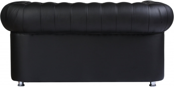 Диван Честер 2- х местный, черный