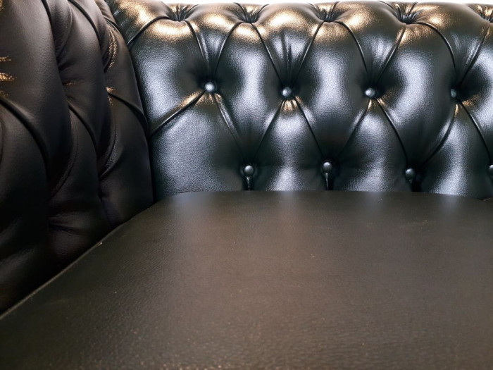 Диван Честер 2- х местный, черный