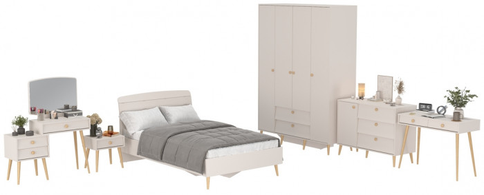 Афина Спальня 35-1200, кашемир серый