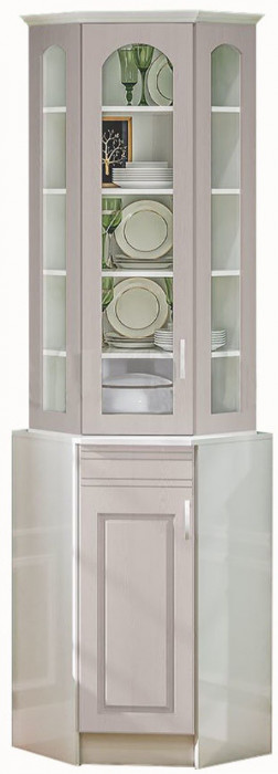 Буфет Констанция угловой (Голубой)