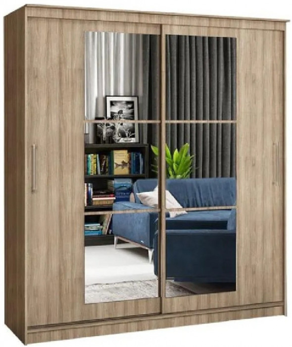 Шкаф-купе Элегант 3 1500 (Дуб Сонома)
