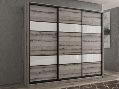 Шкаф-купе Кааппи 8 Эвок Окаменелый 200х60х230 см